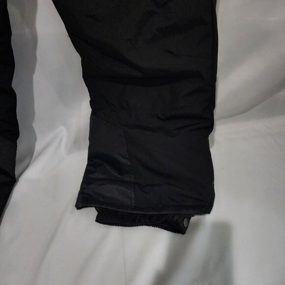 TSLA Mens Black Snow Pants S Adjustable Waist Polyester 30" Inseam - Picture 3 of 16